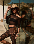 1, 2 Many Lace Capri Pant