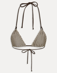 Exclusively from the JENNIE x Frankies Bikinis collaboration.
Skimpy triangle bikini
Reversible design: animal print on one side, striped print on the other
Double loop straps
Adjustable halter neck and back ties
Satin shine swim fabric
Nylon/Spandex
animal printed with a reversible striped bikini top