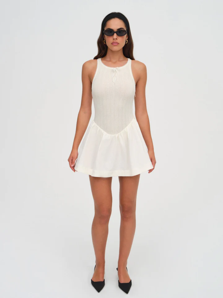 Billie Pointelle Mini Dress by For Love & Lemons - FINAL SALE Billie Pointelle Mini Dress by For Love & Lemons - FINAL SALE