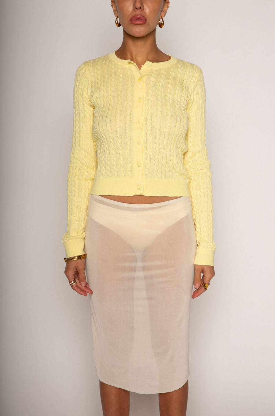 Mesh Together Skirt by Luna B