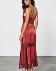 Fable Satin Maxi Dress