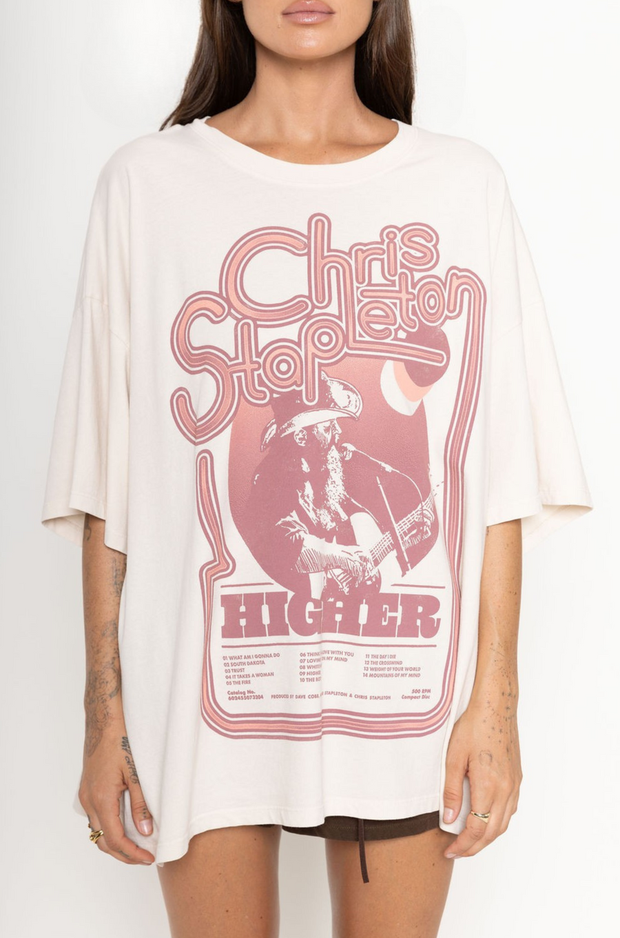Chris Stapleton retro graphic merch T-shirt
Short sleeve
Crewneck
