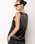 black Satin relaxed tank top
Scoop neckline
Unlined
black satin tank top
fall top
fall outfit