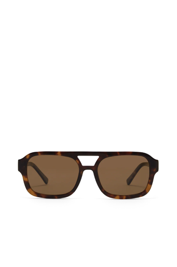 brown tortoise aviator sunglasses by banbe