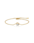 CZ stone bracelet
Waterproof, Tarnish Free &amp; Hypoallergenic
All Wrist Sizes Up To 18cm
gold teardrop cz stone bracelet