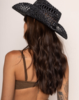 black Raffia cowboy hat
Not bendable