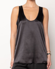 black Satin relaxed tank top
Scoop neckline
Unlined
black satin tank top
fall top
fall outfit