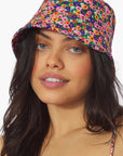 floral printed bucket hat