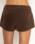 Faux suede micro shorts
Lace up front
Belt loop
Mini elastic waistband
brown faux suede micro shorts
fall outfit
