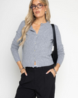 Fuzzy knit cardigan
Button down closure
Unlined
grey cardigan
fall sweater
fall cardigan
fall outfit