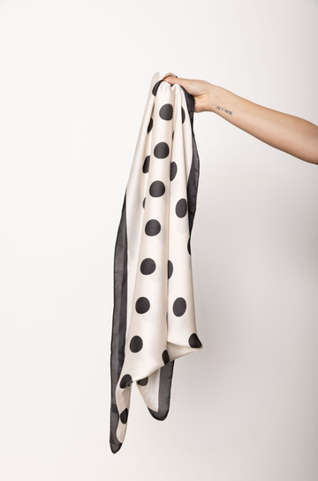 Polk dot scarf