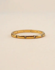Ring with cz stones
Gold dipped
14k gold plating