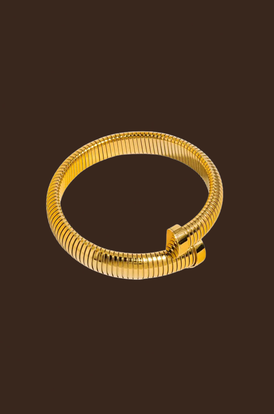 18K Gold Non-Tarnish Bold Bangle
18K Gold Plating
Stainless Steel
Inner Diameter: 2.75" / Thickness: 0.4"
Lead-free
Nickel-safe
Hypoallergenic
Water Resistant
gold asymmetrical bangle bracelet