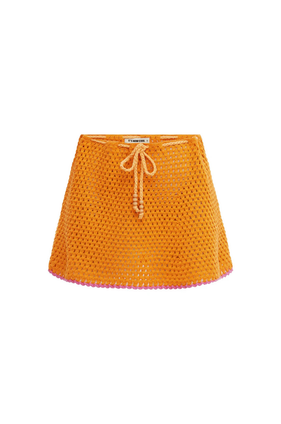 mini crochet skirt