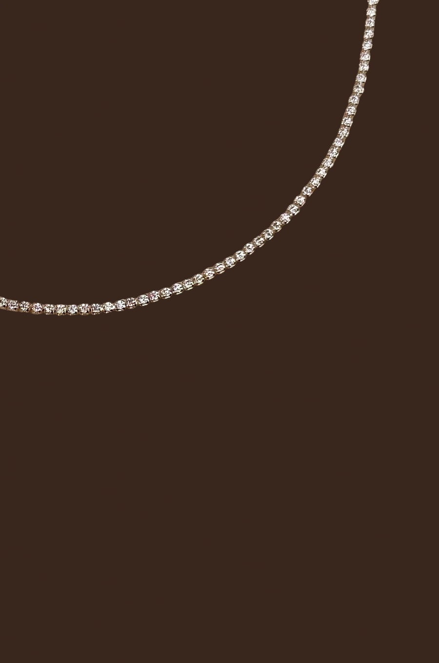 18k Gold filled tennis bracelet with 1.2mm cubic zirconia stones
fake diamond bracelet