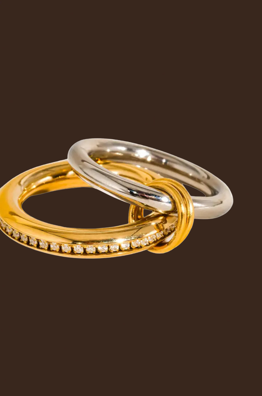 18K Gold Non-Tarnish
Multi Stack CZ Band Ring
8K Gold Plating Stainless Steel
Size 7 Measurement: 0.682 Diameter/2.14 Circumference
Size 8 Measurement: 0.71 Diameter/2.24 Circumference
Lead and Nickel Free
Hypoallergenic
Water Resistant
gold and silver stacked ring