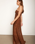 Lace tube top maxi dress
Strapless
Inner rubber grip lining
fall maxi dress
thanksgiving maxi dress
holiday outfit
brown lace maxi dress
