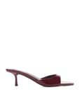 burgundy pointed kitten heel billini