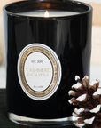 The beautiful fragrance notes of cashmere blend with the fresh and clean notes of eucalyptus to bring this gorgeous glass candle cup to life and to fill your space
Fragrance notes:
Top: mandarin peel, orchid notes, eucalyptus essence
Middle: black rose, patchouli blooms, orchid notes
Base: cashmere musk, oakwood, cedarwood
Natural soy blend wax
15 ounces
40+ hour burn