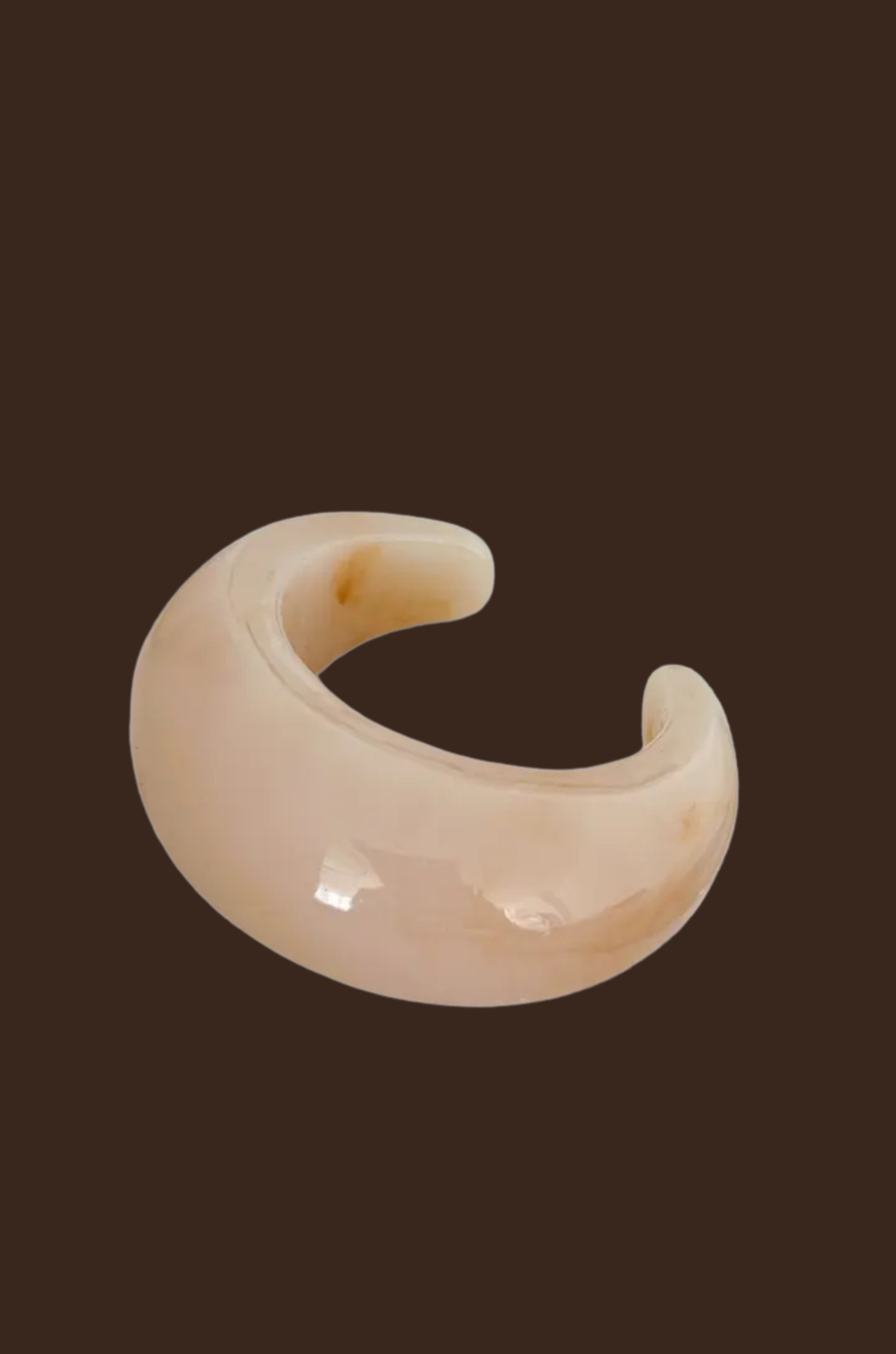 ivory Acrylic bangle bracelet