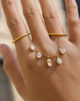 18K Gold Non-Tarnish CZ Dangle Circle Drop Ring
18K Gold Plating
Stainless Steel
Cubic Zirconia
Size 7 Measurement: 0.682 Diameter/2.14 Circumference
Lead-free/Nickel-safe/Hypoallergenic/Water Resistant