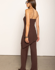 TOP
Knit asymmetrical tube top
Elastic band
Partially lined
brown asymmetrical tube top

BOTTOM
brown Knit lounge pant
Elastic waistband

fall outfit
thanksgiving outfit