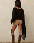 tan Knit crochet micro shorts
Attached knit belt
Unlined