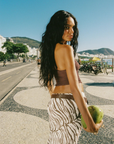 Tiger printed maxi skirt
Crafted from airy bamboo twill
Bias-cut silhouette creates a beautiful fluid drape and playful, bouncy movement
Fit runs true to size