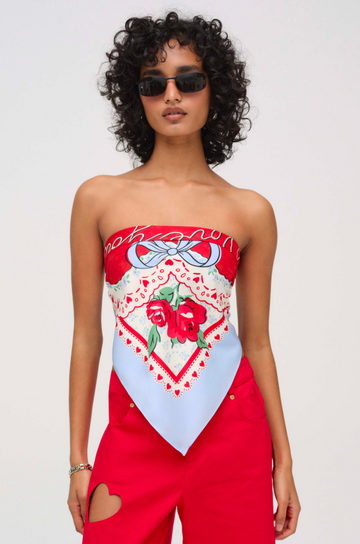 I Love You Scarf Top by For Love & Lemons