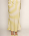 Striped chiffon maxi skirt
Side zipper
Lined
lime green maxi skirt set