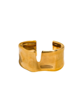 18K Gold Non-Tarnish Abstract Bold Bangle
18K Gold Plating
Stainless Steel
Inner Diameter: 2.52: / Opening: 1.4"
Lead-free/Nickel-safe/Hypoallergenic/Water Resistant