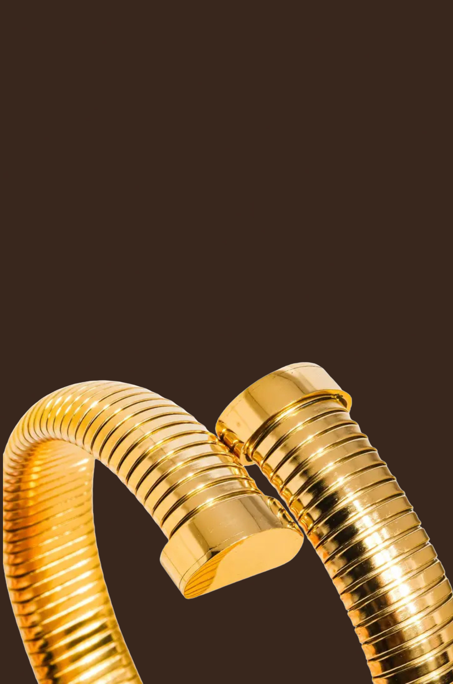 18K Gold Non-Tarnish Bold Bangle
18K Gold Plating
Stainless Steel
Inner Diameter: 2.75" / Thickness: 0.4"
Lead-free
Nickel-safe
Hypoallergenic
Water Resistant
gold asymmetrical bangle bracelet