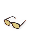 Oversized square sunglasses
Featuring striking yellow lenses paired with a contrasting tortoiseshell frame
Acetate frame
100% UV protection
Gold foil style detailing on inner right arm
Width: 12.9cm / Lens Heigh: 3.67cm / Arm Length: 14cm / Nose Bridge: 1.9cm