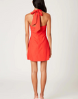 Halter-style mini dress
Square neckline
Fitted bodice and flare skirt
Open back design
Front slit
Adjustable back tie
Zipper closure
Red halter mini dress
fourth of july dress outfit