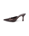 brown Western inspired faux leather heel
Crocodile print
Pointed toe
Slip on
Lightly padded footbed
3" heel
Synthetic
brown kitten heel
brown western mule heel
fall shoes