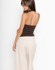 Pleated trouser jorts
Longline shorts
2 side pockets
2 faux back pockets
Button and fly closure
tan jorts
tan trouser jorts
trendy jorts
fall transition outfit