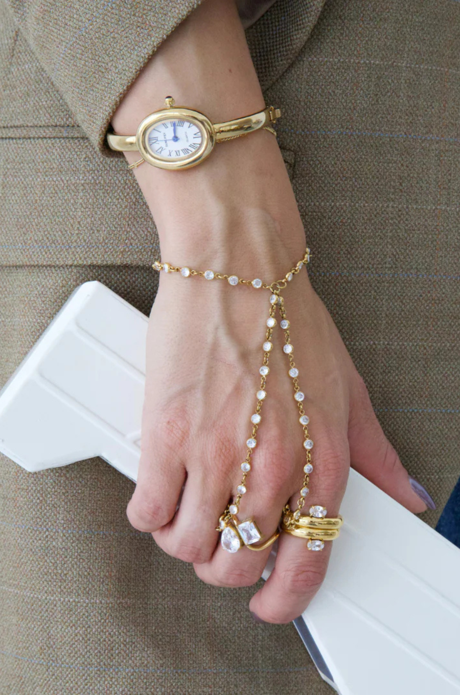 Ginneca Hand Chain by Ginneca Row