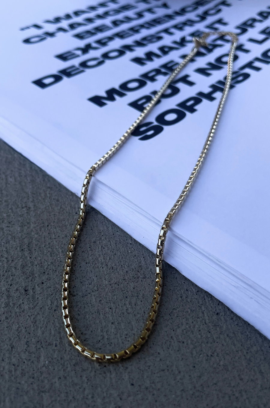 gold chain necklace