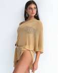 Knit shawl or skirt
Versatile piece - wear as a skirt or a shawl
Unlined