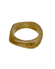 beige acrylic bangle bracelet