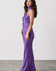 Delphine Satin Maxi Dress