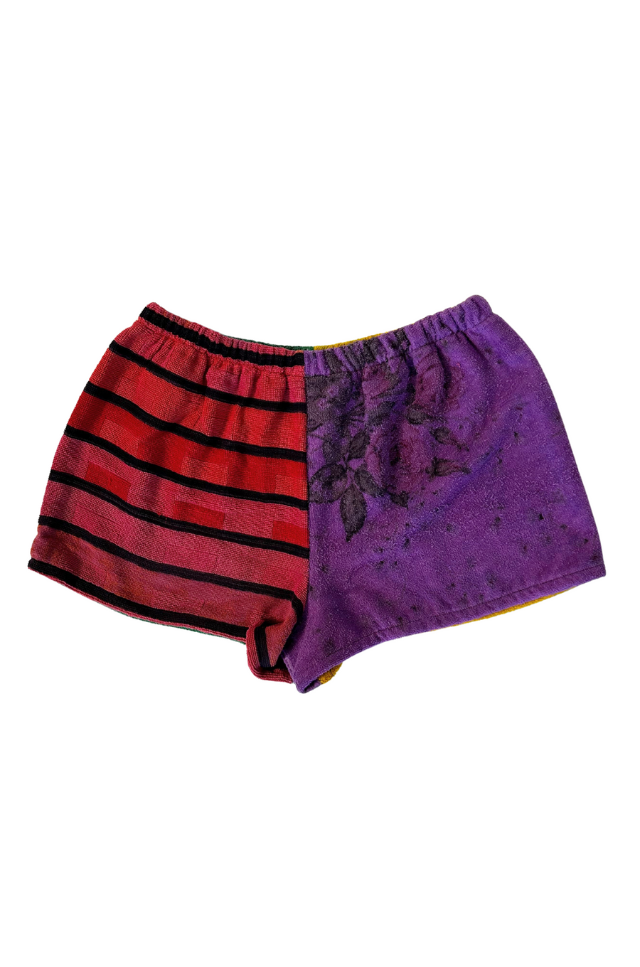 Graphic printed towel short
Elastic waistband
Unlined
Up-cycled
Each towel is up-cycled - there may be imperfections