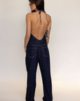 denim set
denim halter top
denim tie pant
summer outfit
spring outfit