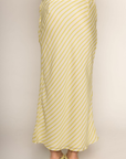 Striped chiffon maxi skirt
Side zipper
Lined
lime green maxi skirt set