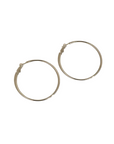 18K Gold Non-Tarnish Classic Thin Hoop Earring
silver thin hoop earrings