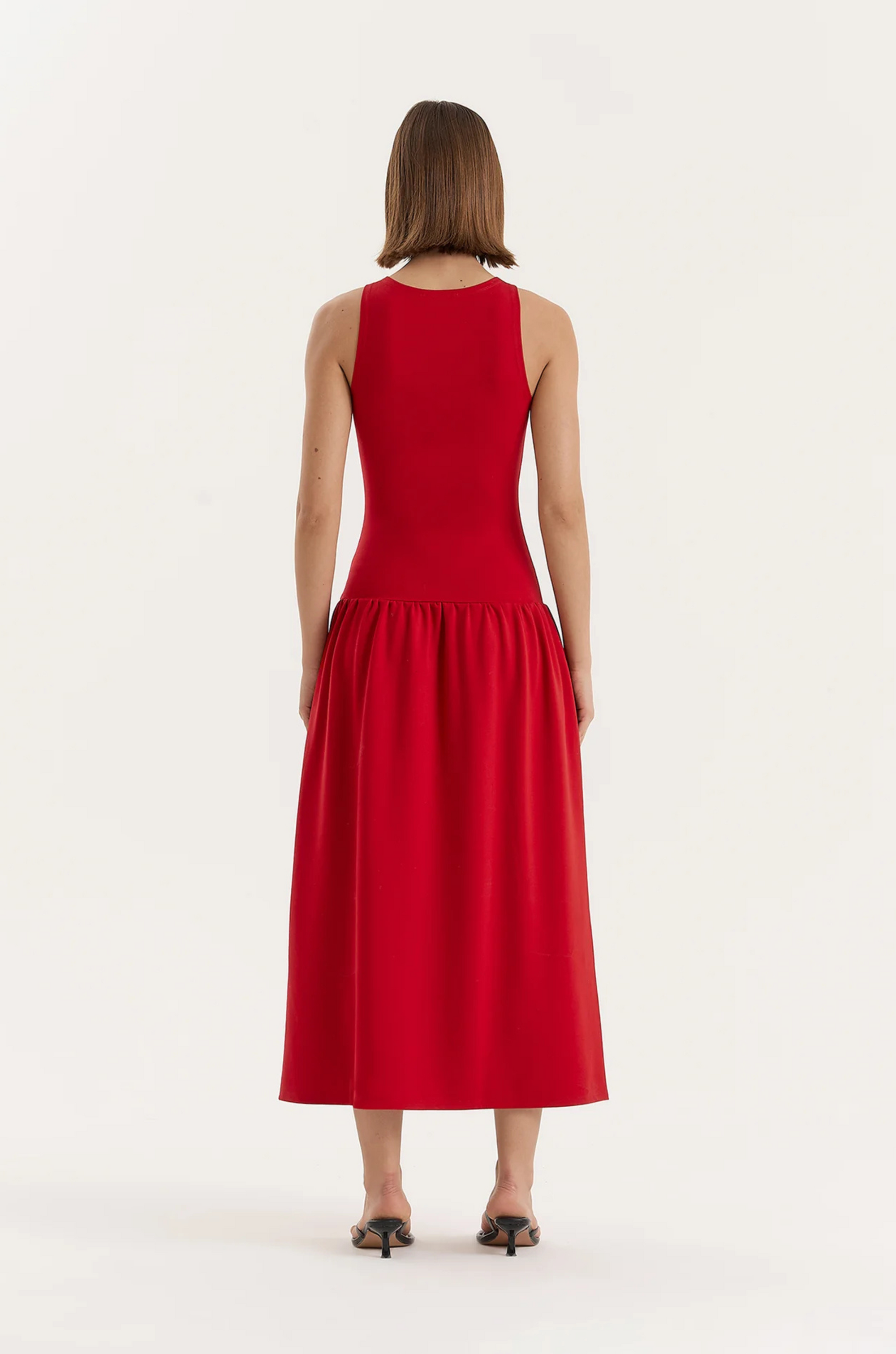 red Drop waist midi dress
Scooped neck
Fitted bodice
Midi skirt
summer maxi dess
spring maxi dress
