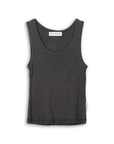 Ribbed racer back tank top
Luxuriously soft and smooth feel
Super Modal Baby Rib
Ribbed jersey fabric
Eco-friendly water based print
Side seamed
50% cotton/50% modal
black ribbed tank top
