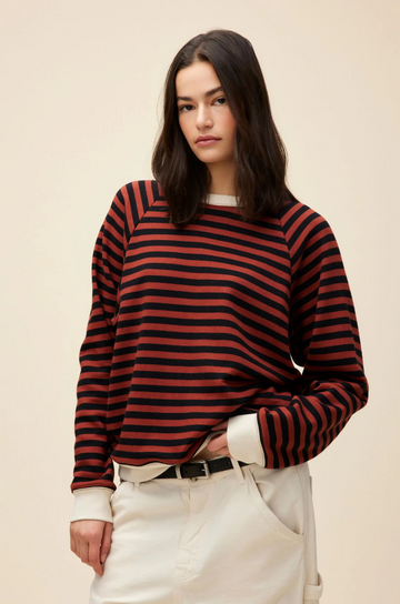Stripe Vintage Sweatshirt by Daydreamer - FINAL SALE