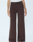 Mid-rise fit designed to sit lower on the hips for a relaxed, low-slung feel.
Full-length silhouette
32" inseam
Crafted from rigid denim, this style will naturally soften and relax over time.
brown denim jeans
