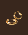 18K Non-Tarnish Classic Elongated Hoop Earring
18K Gold Plating
Stainless Steel